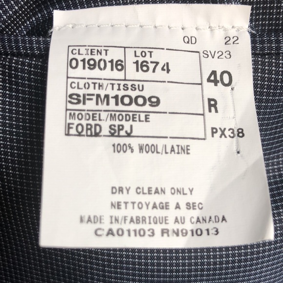 Saks Fifth Avenue Modern Zignone Bella Italy blazer jacket men’s size 40… - Picture 6 of 12